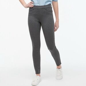 J. Crew Factory gray stretchy pull-on Gigi pants, size 4, perfect condition
